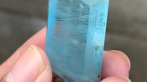 Blue aquamarine available for sale.