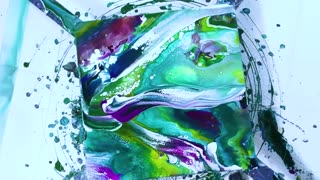 Seven Days of Pearls: Day #5 #fluidart #acrylicpour #abstractart