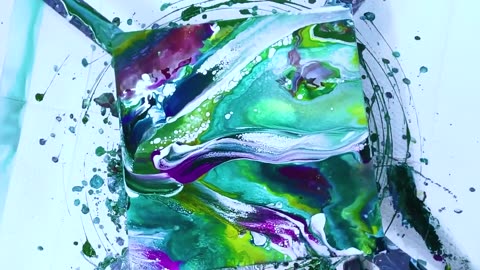Seven Days of Pearls: Day #5 #fluidart #acrylicpour #abstractart