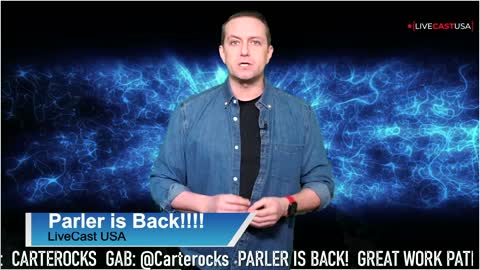 Parler is back online. Follow me @Carterocks