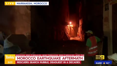 Morocco Earthquake aftermath