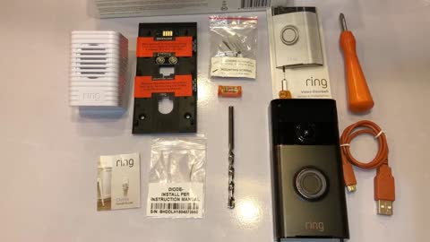 Ring v1 DoorBell Door Bell Camera Chime Mount (04-2018)