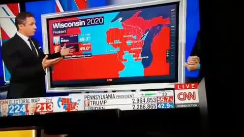 CNN reporter and fredo surprised by 120,000 vote "dump" for Biden