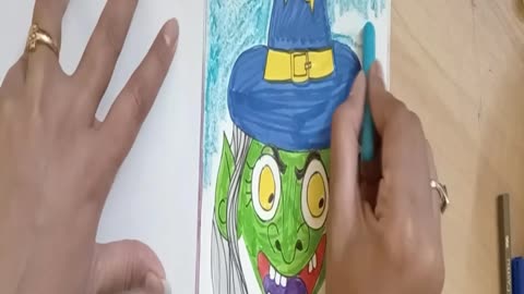 How To Draw A Witch Face | How to Draw Witch Faces | How To Draw Halloween Witch Easy | Easy Drawing