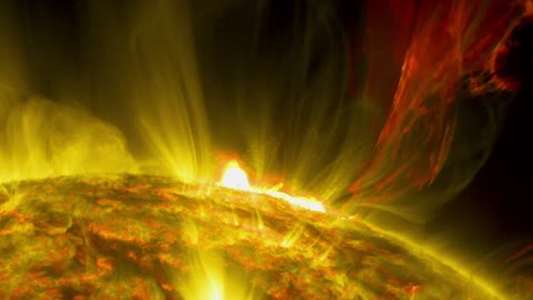 Massive sun eruption captured by NASA