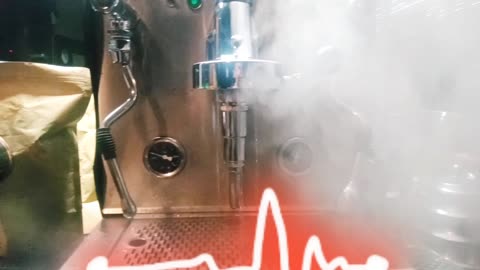 Hot steam dissipation in Espresso Machine.