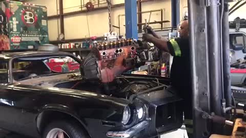 Removing the sbc out of the camaro