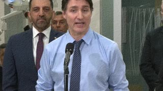 Justin Trudeau In Alberta For Dental Care Photo Op