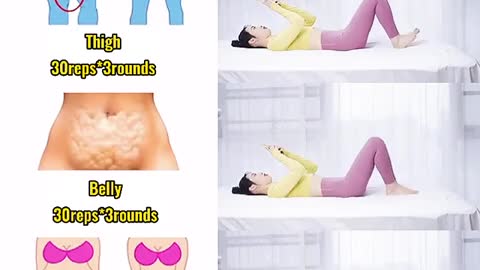 Belly Fat exercises for women #shorts​ #healthfithindi​ ​