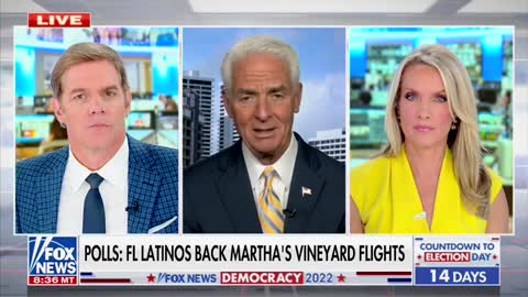 Fox News Hosts Press Charlie Crist On DeSantis Garnering More Hispanic Support Over Him