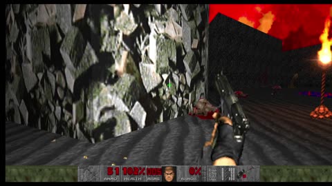 Brutal Doom - Inferno - Hard Realism - Pistol Start - Slough of Despair (E3M2)