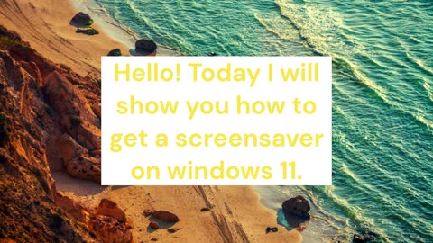 How to get a screensaver on Windows 10/11