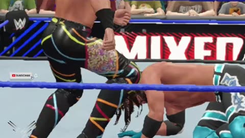 Rollins Precision Kick WWE 2K23 AJ Styles Feels the Impact