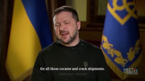 Faggot Zelensky deserves some cocaine for this... if only..😁😂