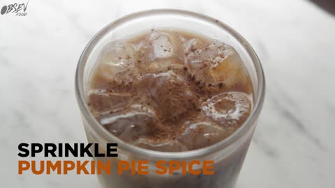 Pumpkin Spice Latte White Russian - A Cocktail From A Starbucks Classic