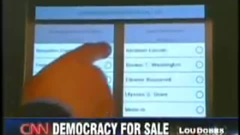 Democracy for Sale Electronic Voting Machines malfunction