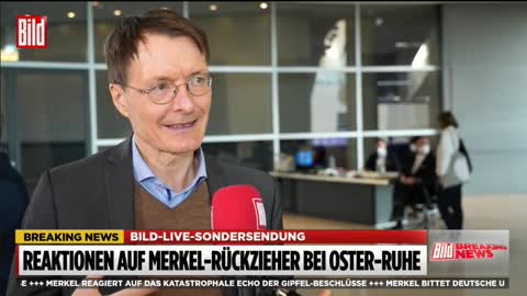 BILD zu Osterruhe Rückzug - Karl Lauterbach will Ausgangssperren und AstraZenika Impfstoff