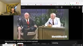 Reacting to a funny line by Rodney Dangerfield