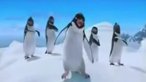 Penguin dance😍surprise 😱 #short#