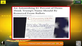 Why Do 81% Of Communists Want Trump Removed From Ballots