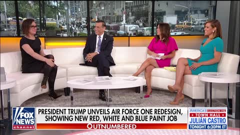 "Outnumbered" discussion on Dems' attempt to block Air Force one changes