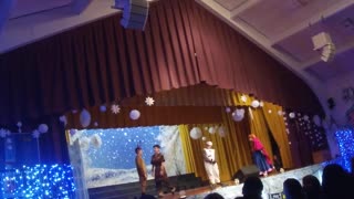 Frozen 2 musical with Spencer the townsperson(1)