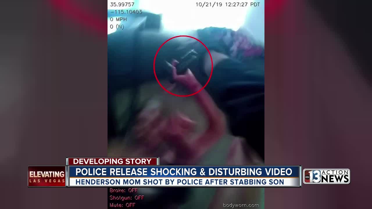 MOMENT BY MOMENT: the struggle between a naked henderson mom and police caught on camera