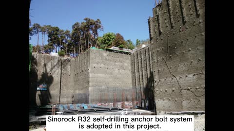 Self-Drilling Anchor Bolt | Sinorock Foundation Support Project in Iran
