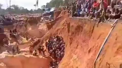 Derrumbe de una mina de oro en Bolívar, Venezuela