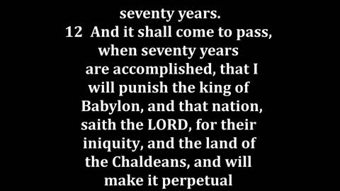 Jeremiah 25 King James version