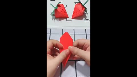 Strawberry season Origami tutorial Ingenious