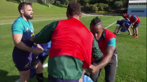 RARE FOOTAGE of the Springbok training DRILLS Springboks Training Camp