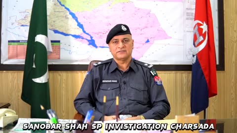 Mr Sanobar Shah after taking charge as SP Investigation Charsadda