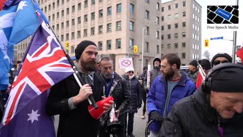 Canadians stand with Australians fighting for human rights! Toronto, Canada 12/04/21 #SOSAustralia