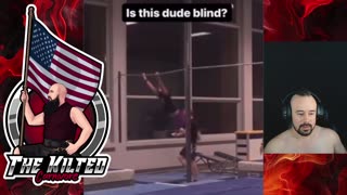 Male Gymnast Gets ROCKED