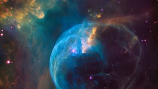 Hubble Telescope spots star "inflating" a massive Space bubble