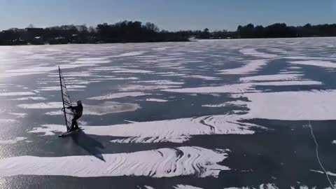 Lake Nippenicket during the winter