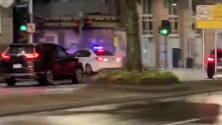 Man on Scooter Trying to Evade Police