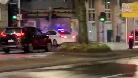 Man on Scooter Trying to Evade Police