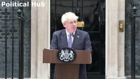 UK PM Boris Johnson Speech after resigning as prime minister of United Kingdom.