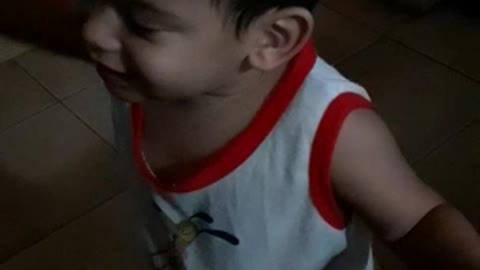 Cute baby Gabriel dance Brasilian