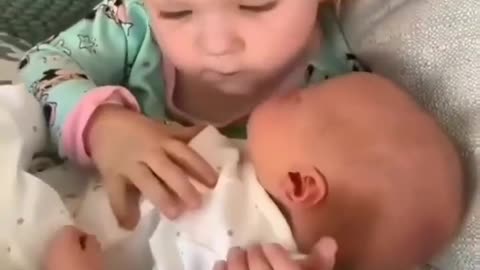 Caring Little Baby