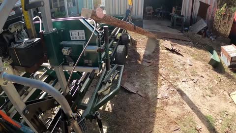 East Texas Sawmill DIY Trailer. Cutting Lap Siding Part 5
