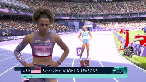 Sydney mclaughlin levrone eases into 400m hurdle semis in first paris olympics run nbc sports