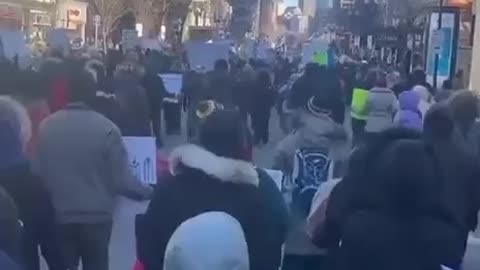 Protestors March in Boston Against Vaxxx Mandates/Passports This Past Weekend
