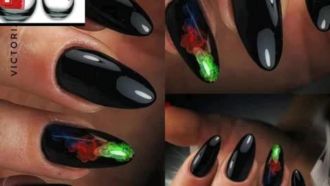 nail paint idea and nail art design with different design and colour