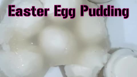 New recipe first make egg pudding
