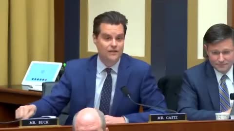 Matt Gaetz NAILS the Corrupt FBI For Failing TO Handle The HunterBiden Laptop & Crimes in it