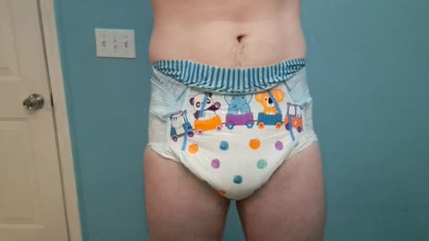 Rearz Critter Caboose adult diapers, how they look and fit