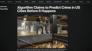 MINORITY REPORT IN REAL LIFE - PREDICTIVE CRIME FUTURE AI POLICE